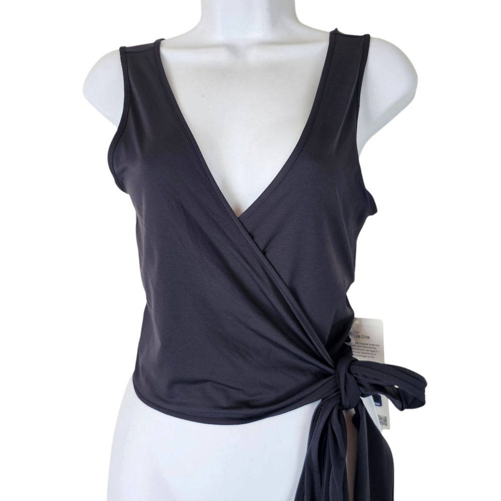 lululemon athletica Black Wrap Tank Top